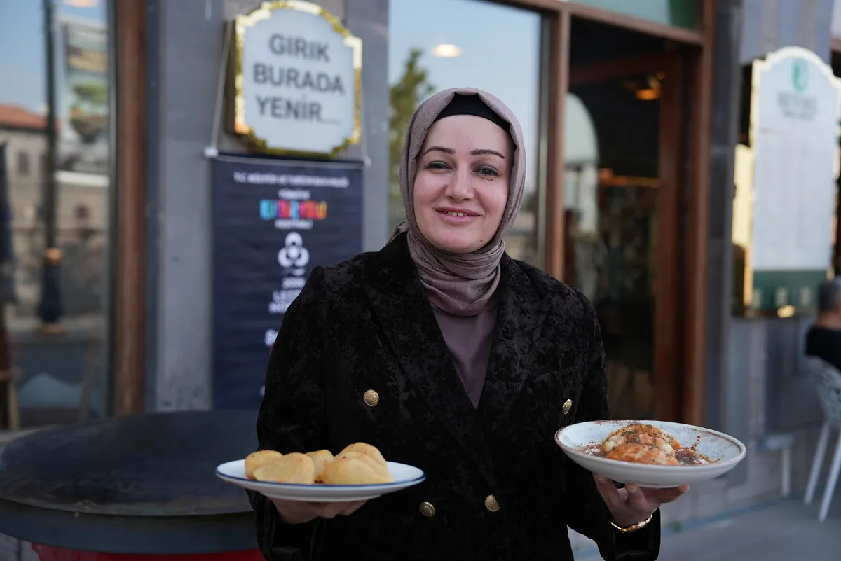 Hevsel Kadın Kooperatifi Başkanı Müzeyyen Kaya.