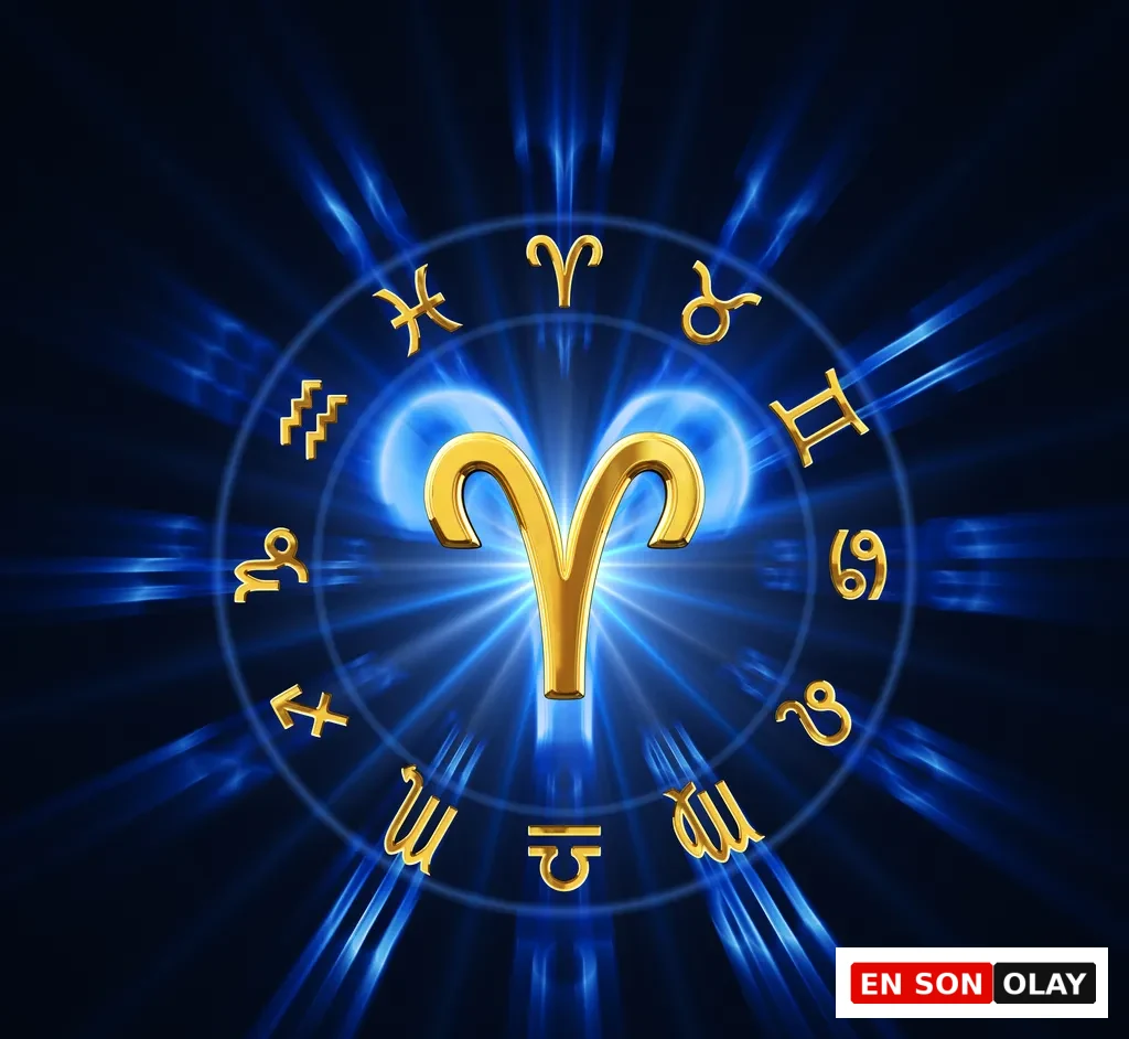 Koç burcu ikonu – Koç burcu sembolü, astroloji burçlar kuşağı