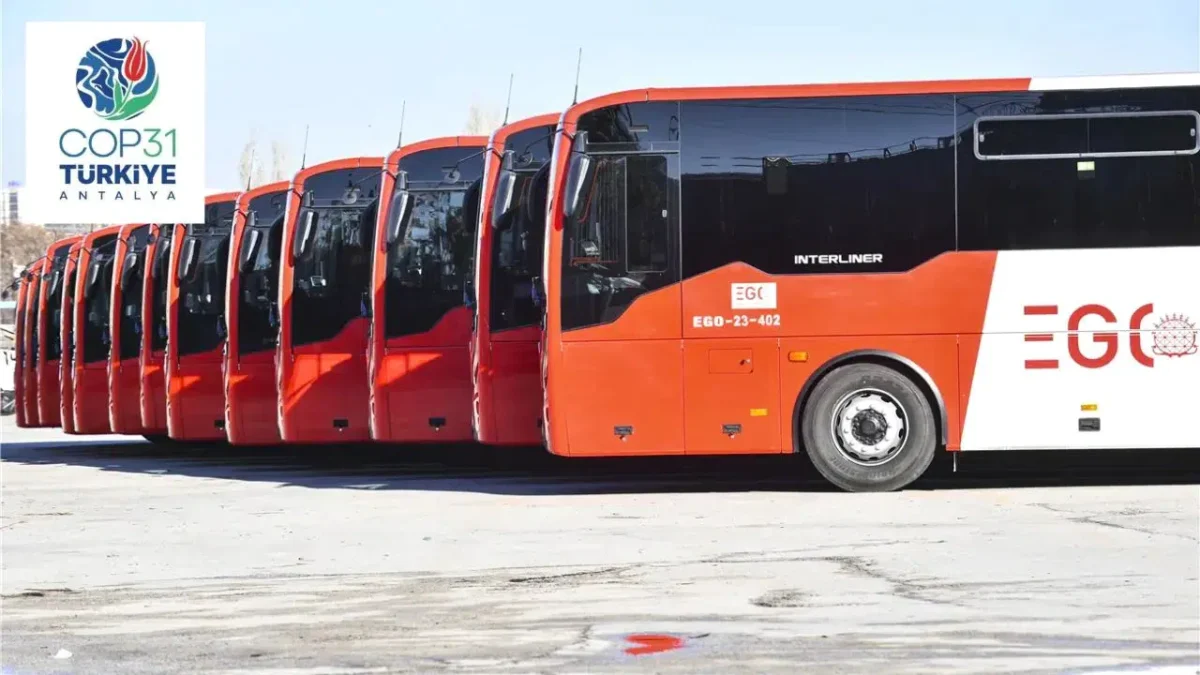 EGO Filosu Antalya’da: COP31 İçin 50 Otobüslük Dev Ulaşım Desteği