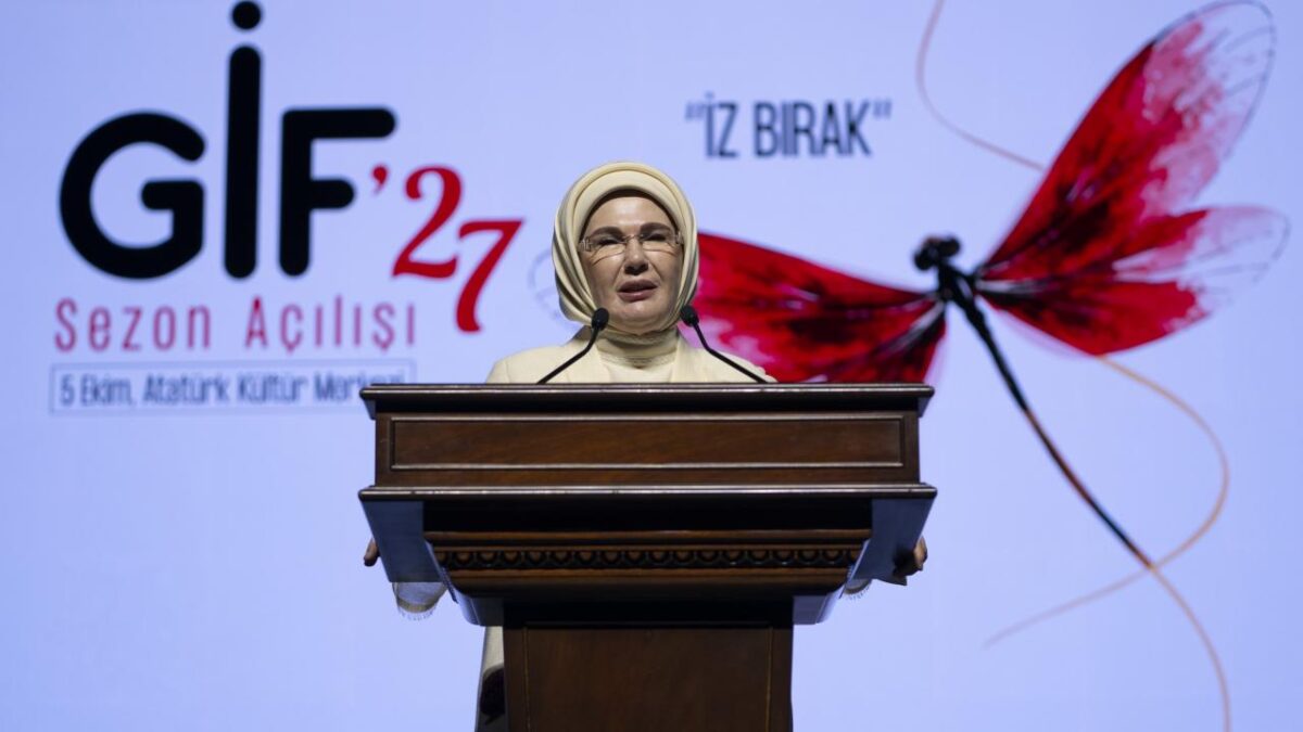 Emine Erdoğan GİF açılışında konuştu: Kayda geçmek iz bırakmak anlamına gelmiyor