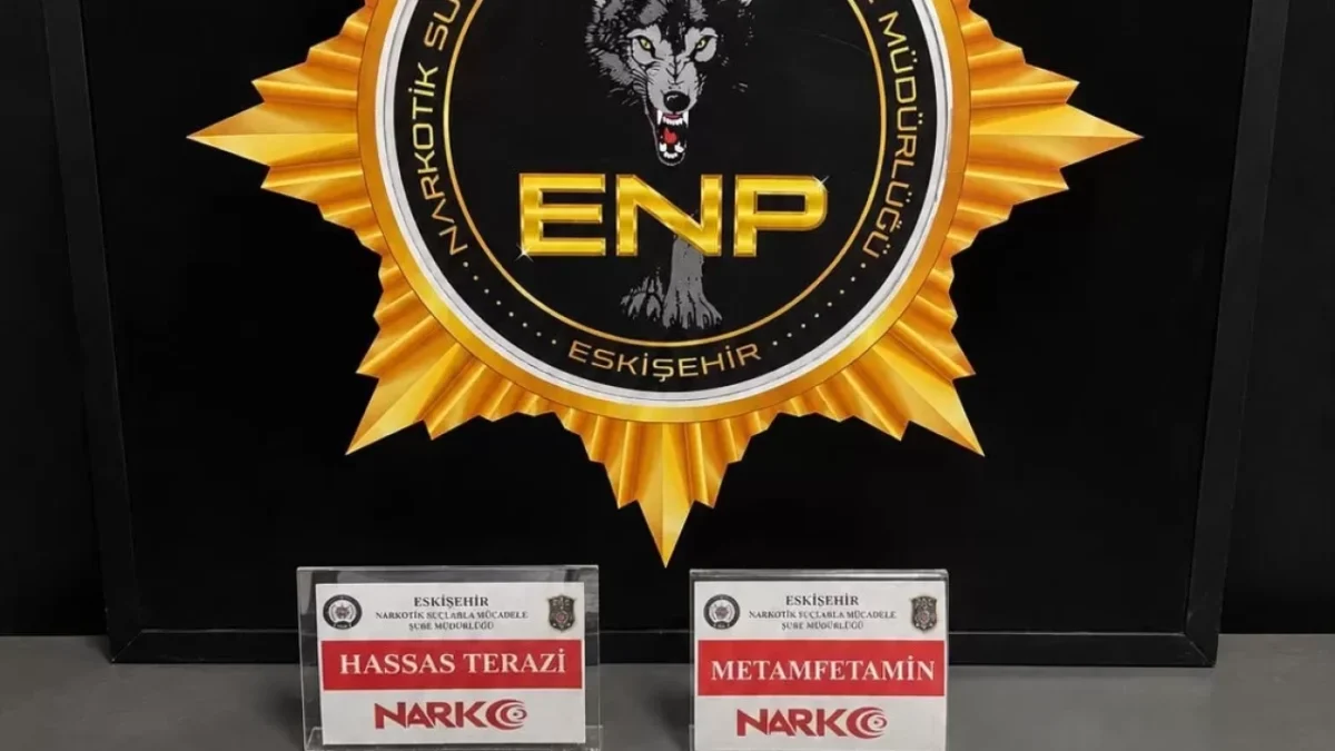 Eskişehir’de yaklaşık bir kilo metamfetamin ele geçirildi, şüpheli tutuklandı