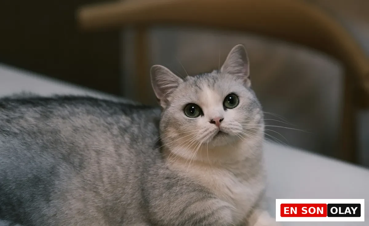 Kısa bacakları ve yoğun tüyleriyle benzersiz görünümü öne çıkan, gri-beyaz tonlarında sevimli bir Munchkin kedi, yumuşak bir halının üzerinde otururken etrafına dikkatle bakıyor ve doğal zarafetini ortaya koyuyor.