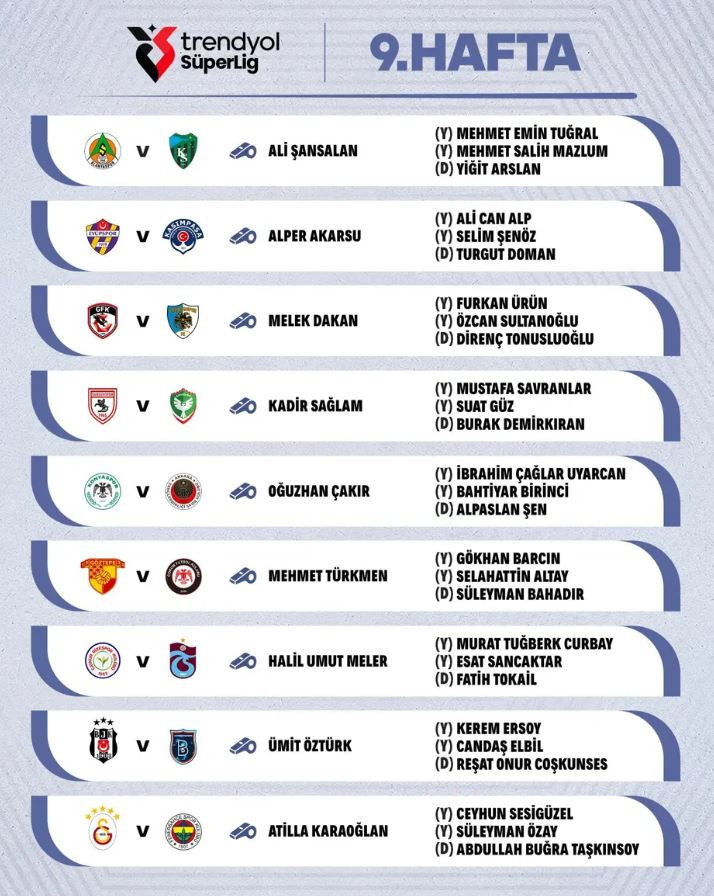 Galatasaray-Fenerbahçe derbisinin hakemi Atilla Karaoğlan oldu - Resim : 3