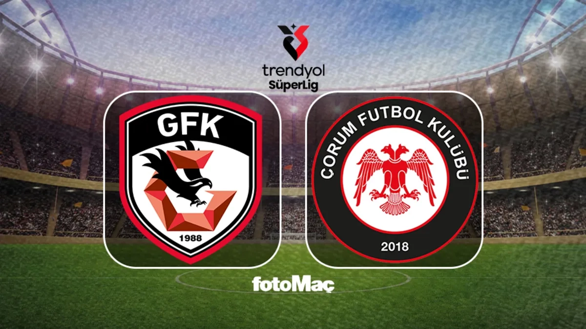 Gaziantep Stadyumu’nda Gaziantep FK – Arca Çorum FK Karşılaşması
