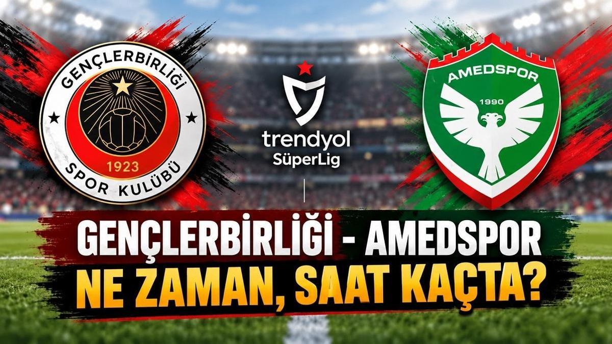 Gençlerbirliği Amedspor maçı ne zaman, saat kaçta, hangi kanalda? Amedspor Gençlerbirliği maç kadrosu/muhtemel 11'ler