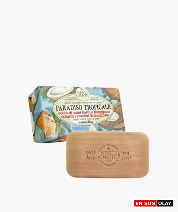 Nesti Dante Paradiso Tropicale hindistan cevizli ve frangipani özlü doğal kalıp sabun