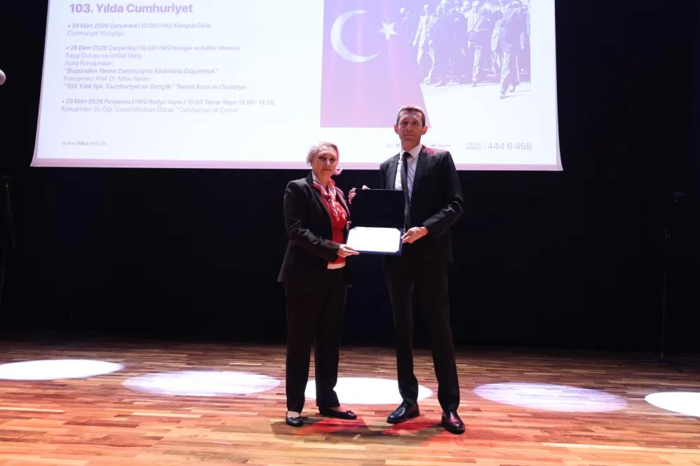HKÜ’de Cumhuriyet’in 103. yılı coşkuyla kutlandı