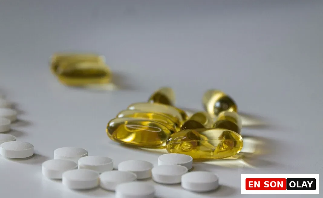 Omega 3 balık yağı kapsülleri ve tablet formda besin takviyeleri