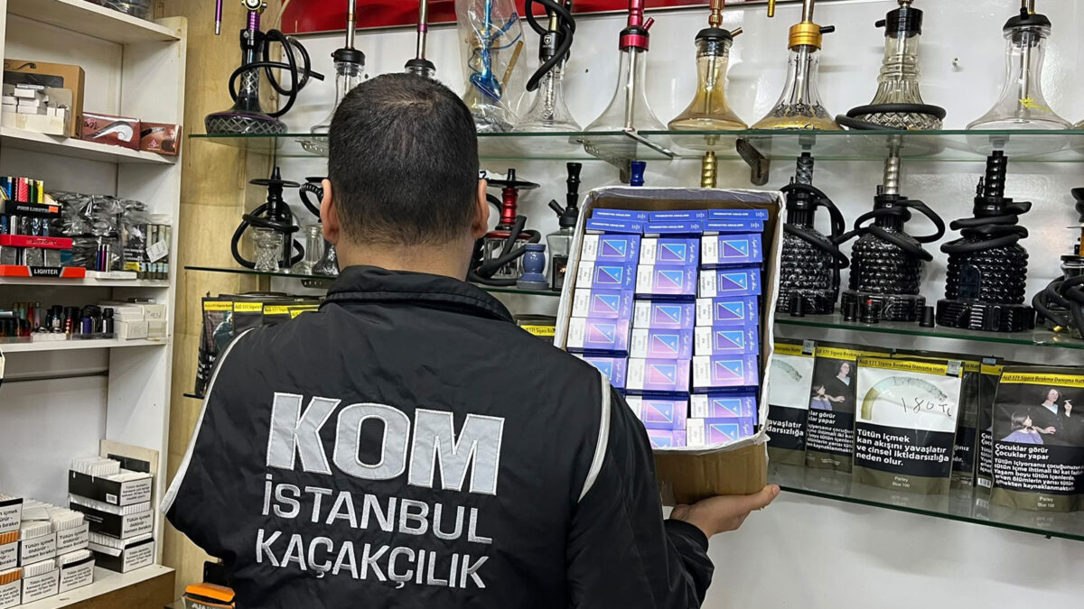 İstanbul’da tütün kaçakçılığı operasyonu: 23 milyon değerinde kaçak ürün ele geçirildi