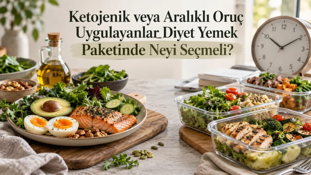 Ketojenik veya Aralıklı Oruç Uygulayanlar Diyet Yemek Paketinde Neyi Seçmeli?