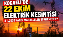 Kocaeli’de 22 Ekim elektrik kesintisi 8 ilçede hangi mahalleler etkilenecek?