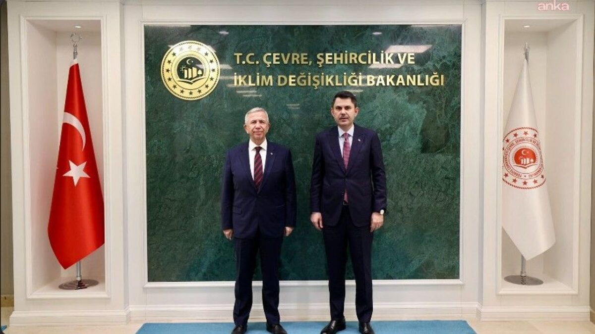 Mansur Yavaş’tan Bakan Murat Kurum’a ziyaret!