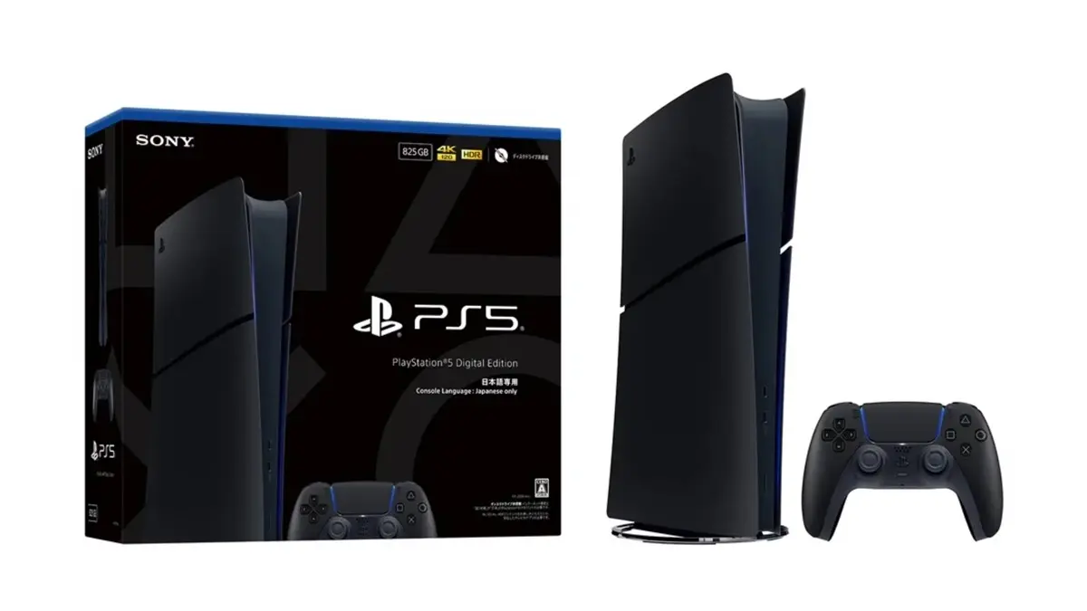 PS5 Digital Edition Midnight Black