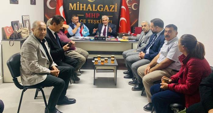 MHP Eskişehir teşkilatından Mihalgazi ve Sarıcakaya’da istişare toplantıları