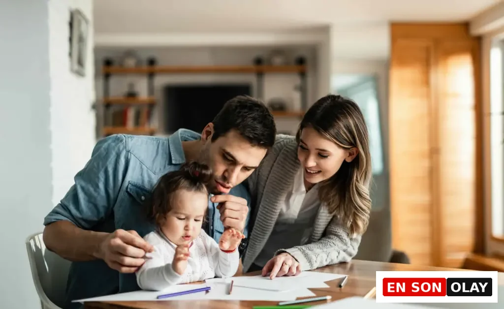 çocuklu bir aile