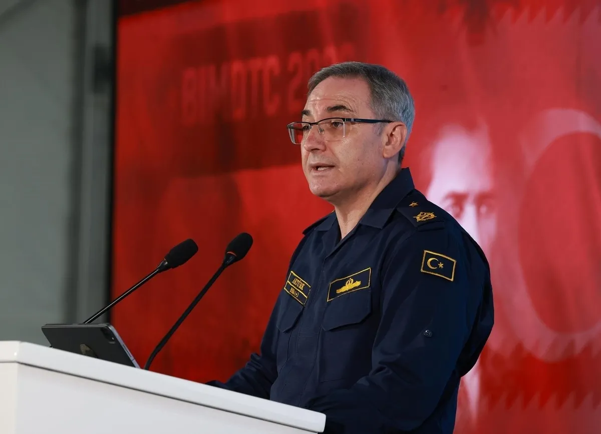 Milli Savunma Bakanlığı (MSB) Basın ve Halkla İlişkiler Müşaviri ve Bakanlık Sözcüsü Tuğamiral Zeki Aktürk (Foto: İHA)