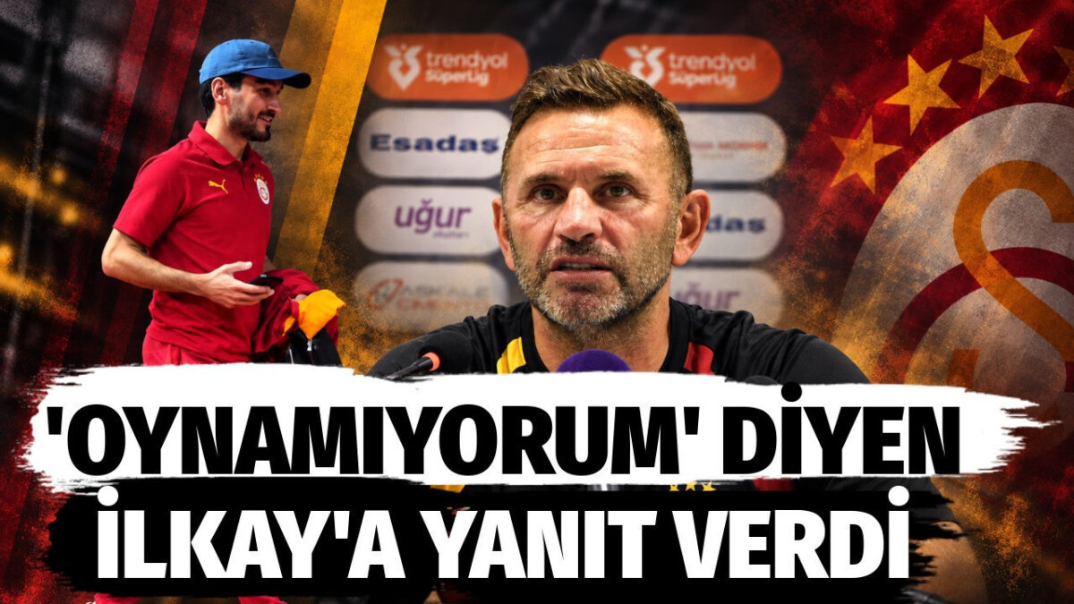 Okan Buruk, 'Oynamıyorum' diyen İlkay Gündoğan'a yanıt verdi
