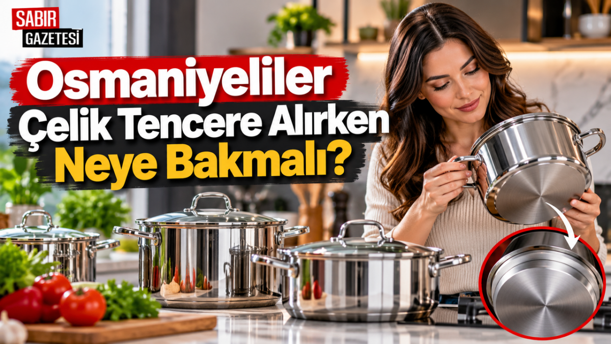 Osmaniyeliler Çelik Tencere Alırken Neye Bakmalı?