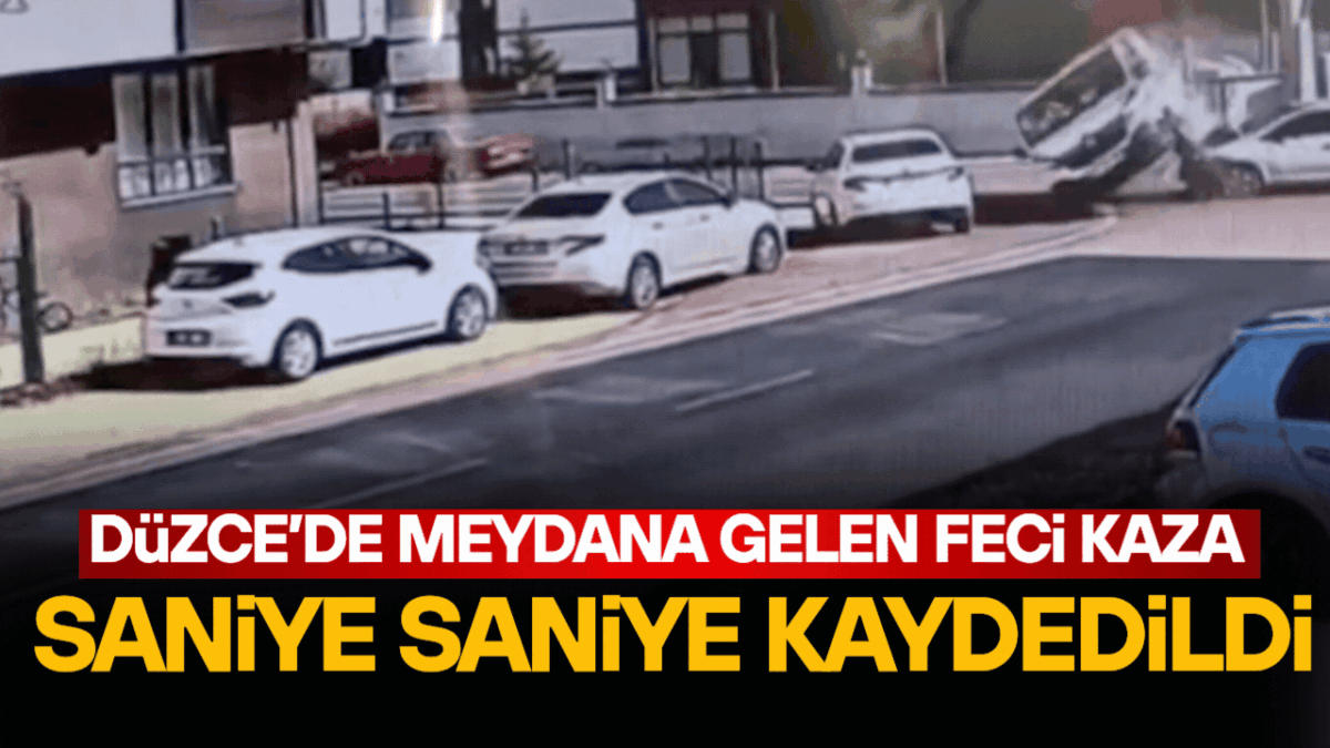 PARK HALİNDEKİ ARAÇLARA ÇARPARAK DURABİLDİ