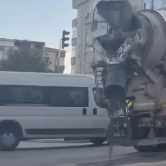 Yola beton döken kamyon sürücüsüne 109 bin 662 lira ceza