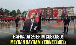 Bafra'da Cumhuriyet Bayramı coşkuyla kutlandı