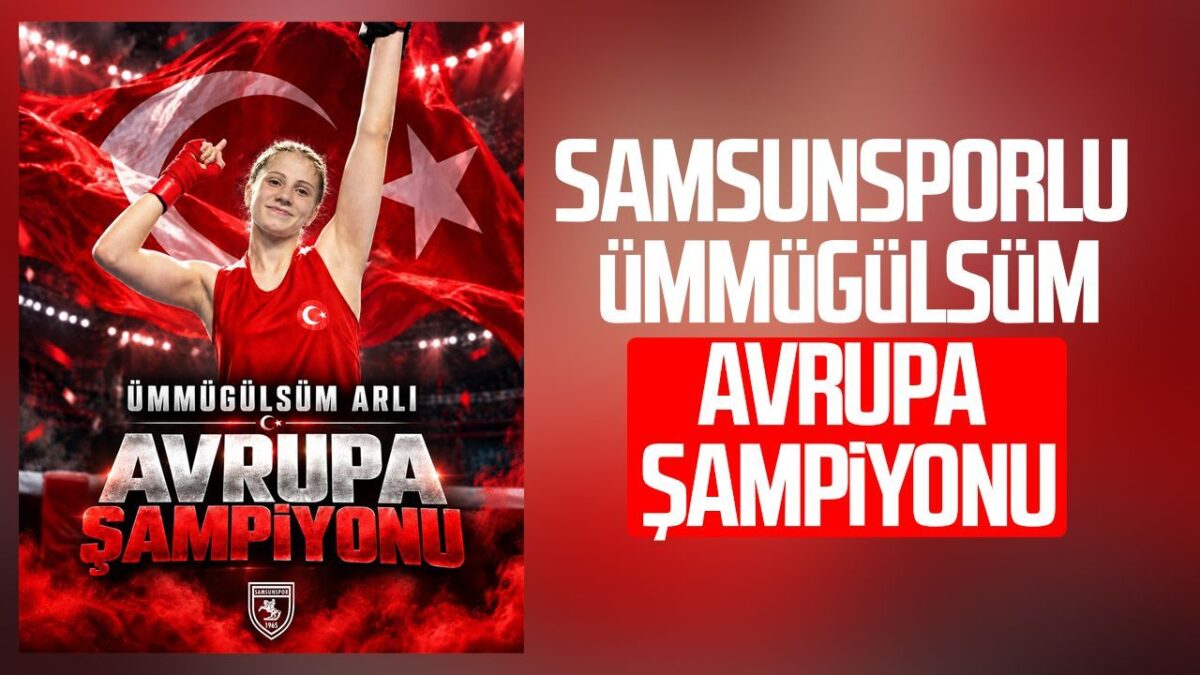 Samsunsporlu Ümmügülsüm Arlı Avrupa şampiyonu