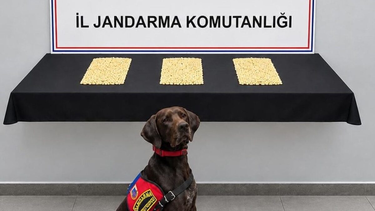 Şanlıurfa'da jandarma operasyonunda 2 bin 970 Captagon hapına el konuldu
