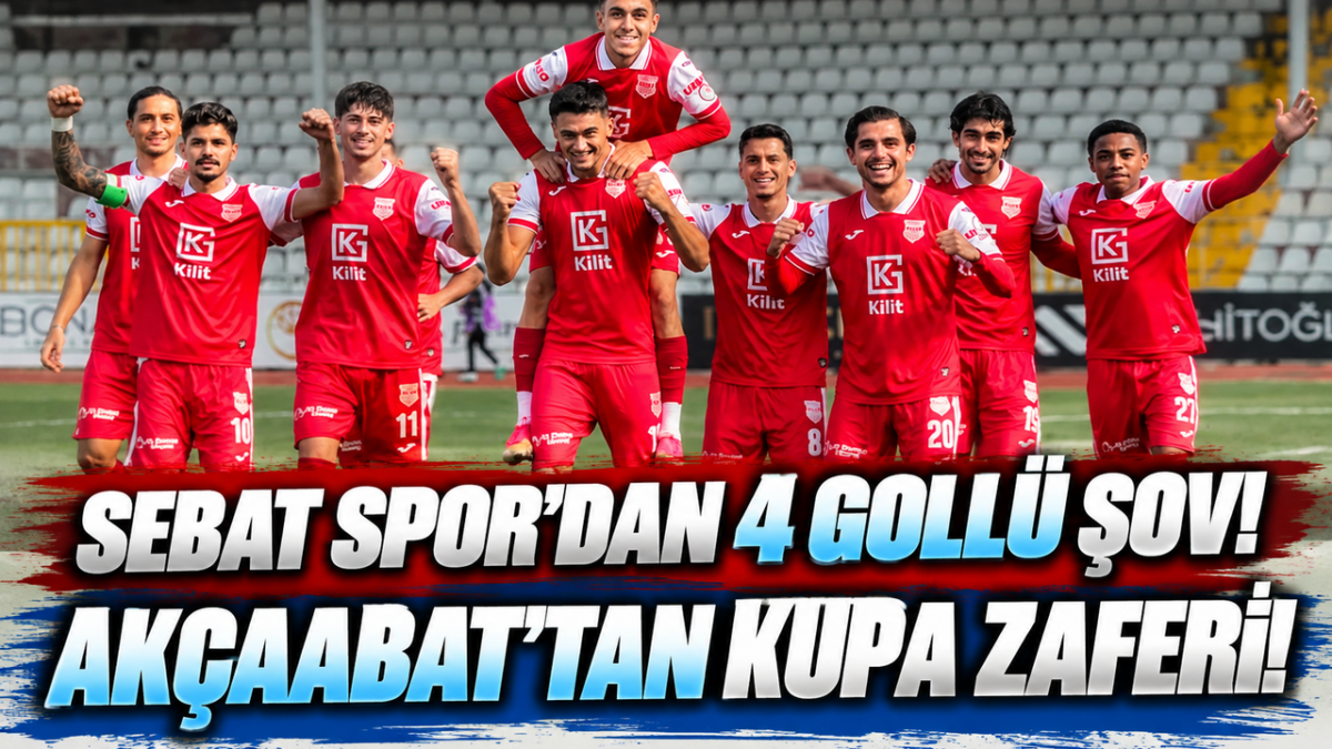 Sebat Spor Türkiye Kupası'nda Fırtına Gibi Esti! İnegölspor'a 4 Gol