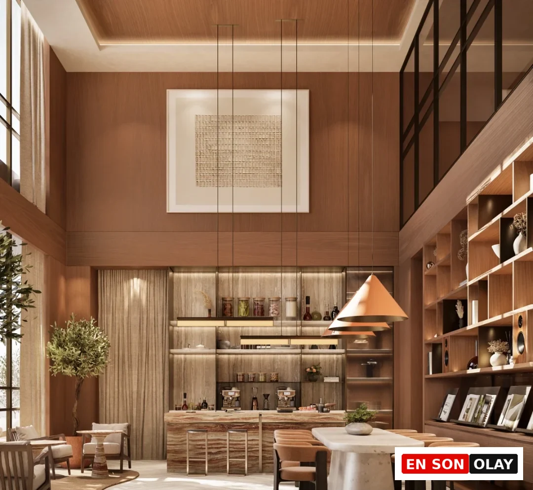 Mesa Casa Well’de yemek ve sosyal yaşam için tasarlanan ortak alan.