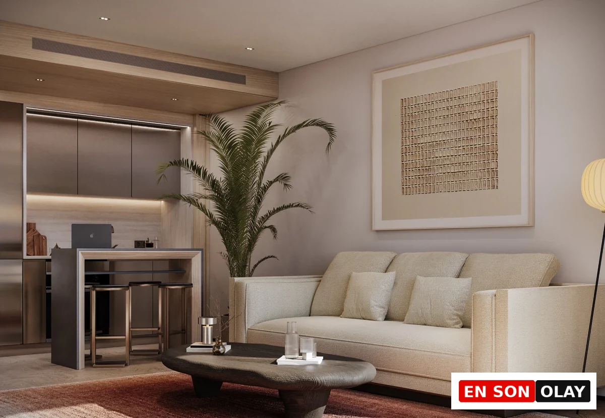 Mesa Casa Well yatak odasında doğal gün ışığından yararlanan iç mekân.