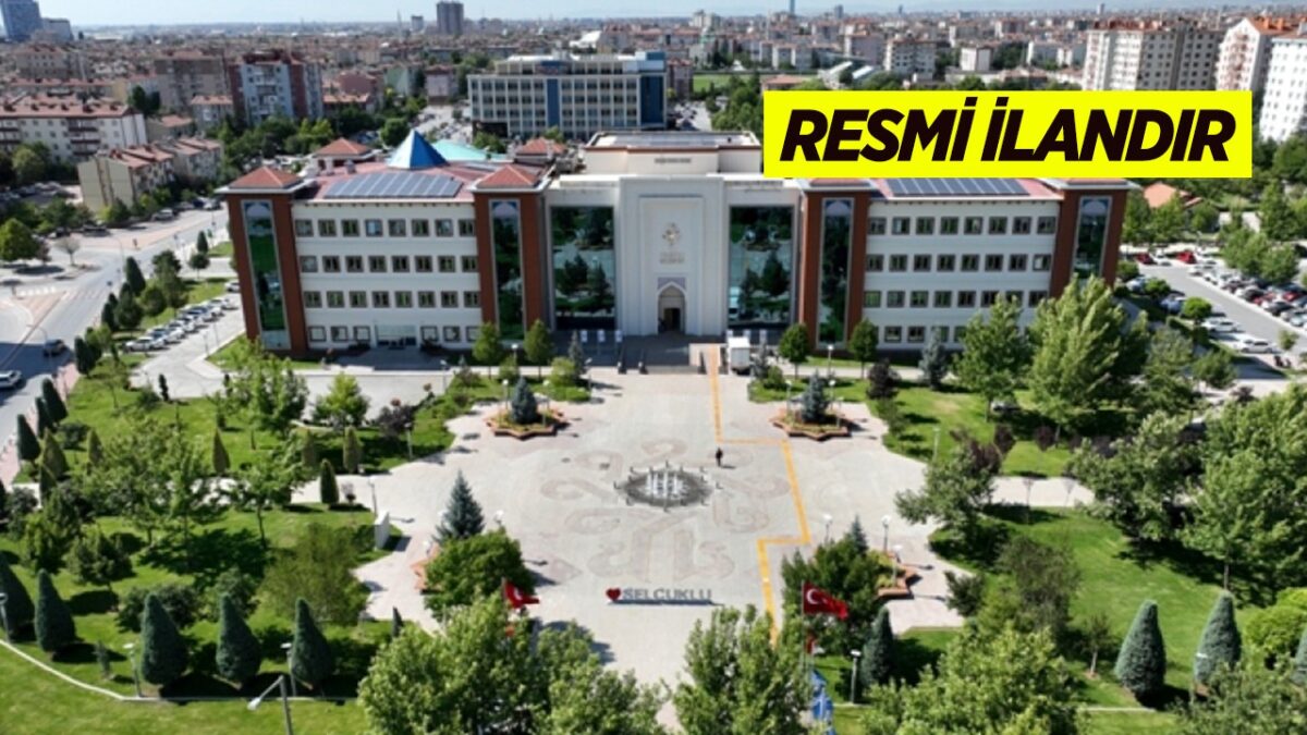 SELÇUKLU BELEDİYE BAŞKANLIĞINDAN