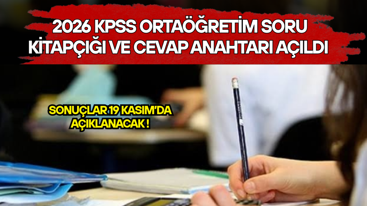 SONUÇLAR 19 KASIM’DA AÇIKLANACAK
