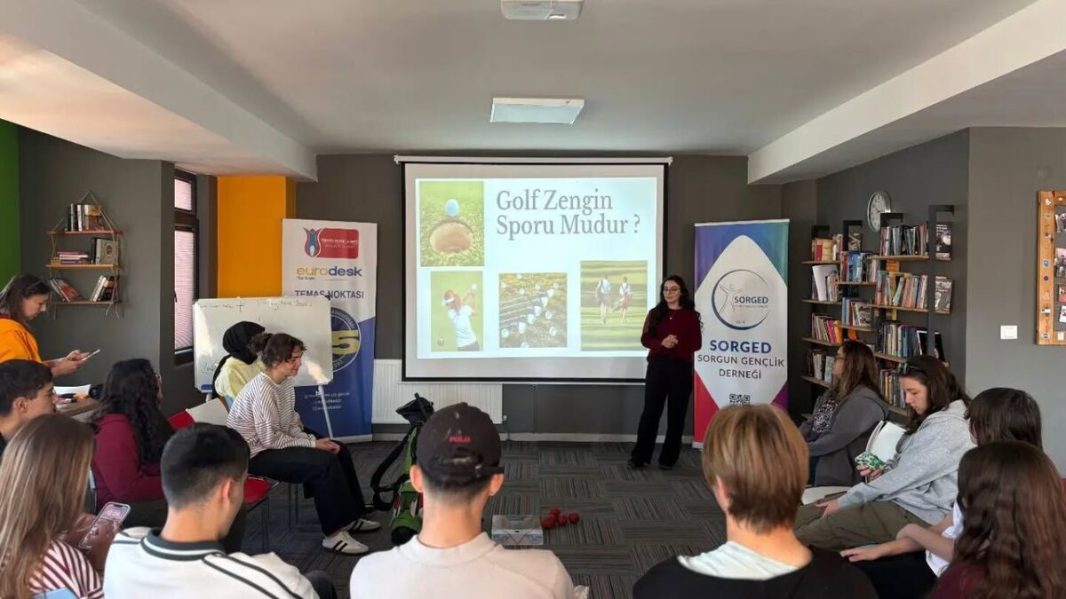 Sorgun’da gençler golf sporuyla tanıştı