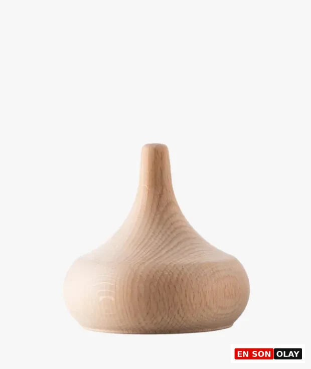 Okuma köşesi için Halohope Design Knob ahşap gözlük standı.