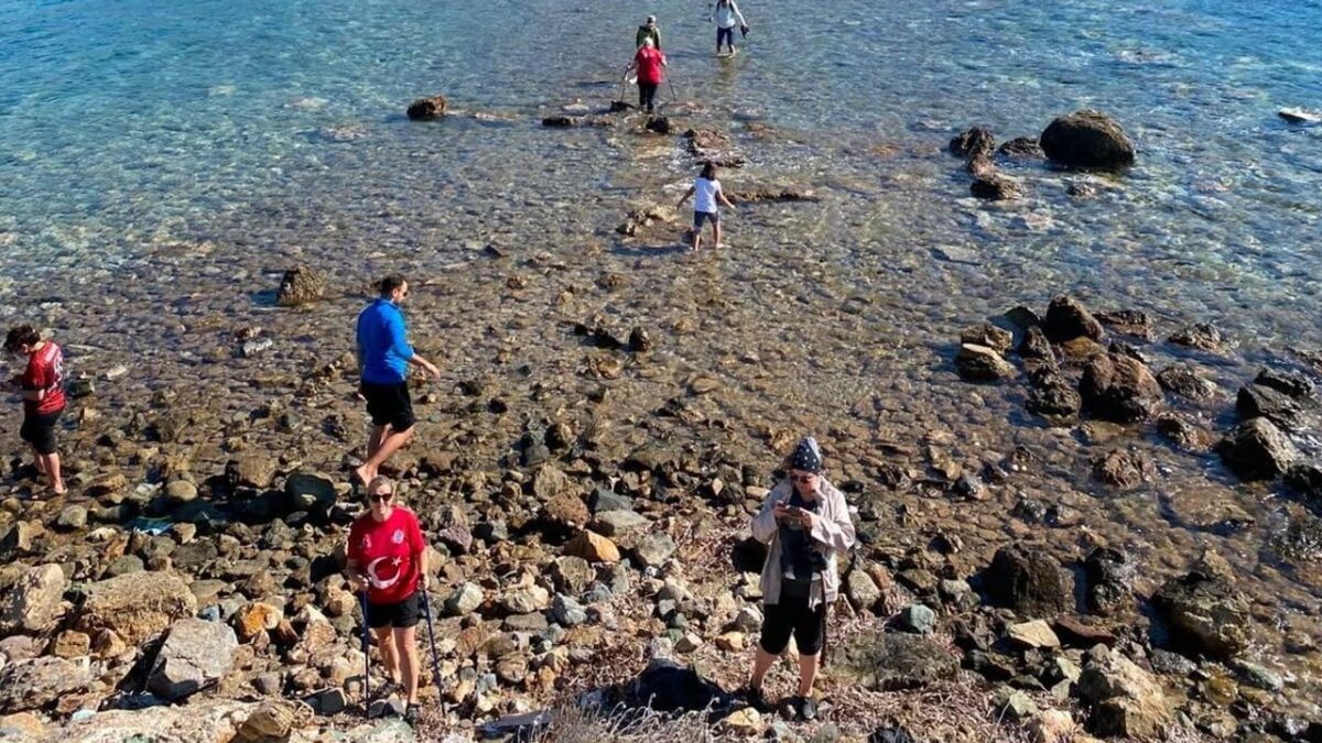 TURBELDAK Doğanbey'de 9 kilometrelik Ege keşfi