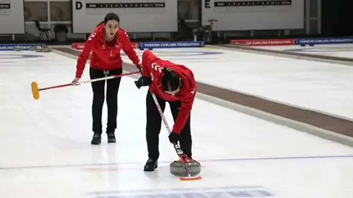 Türkiye Avrupa Kadınlar Curling Şampiyonası’na galibiyetle başladı