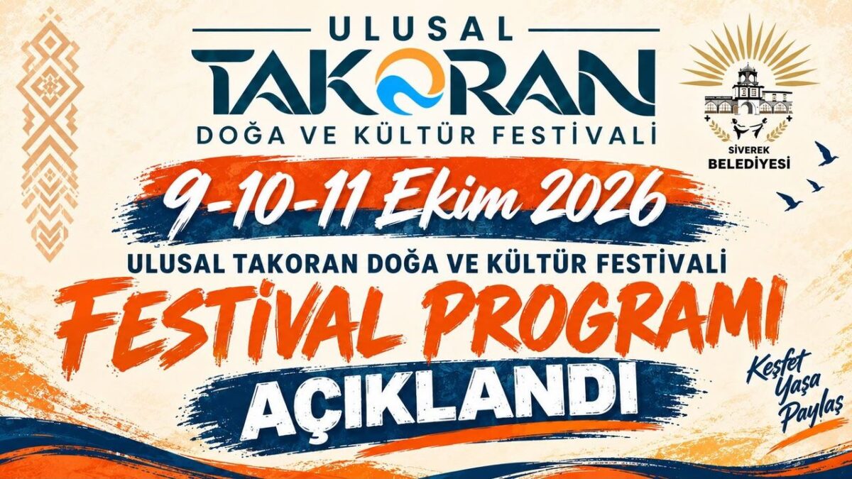 Takoran Doğa ve Kültür Festivali 9 Ekim’de Başlıyor