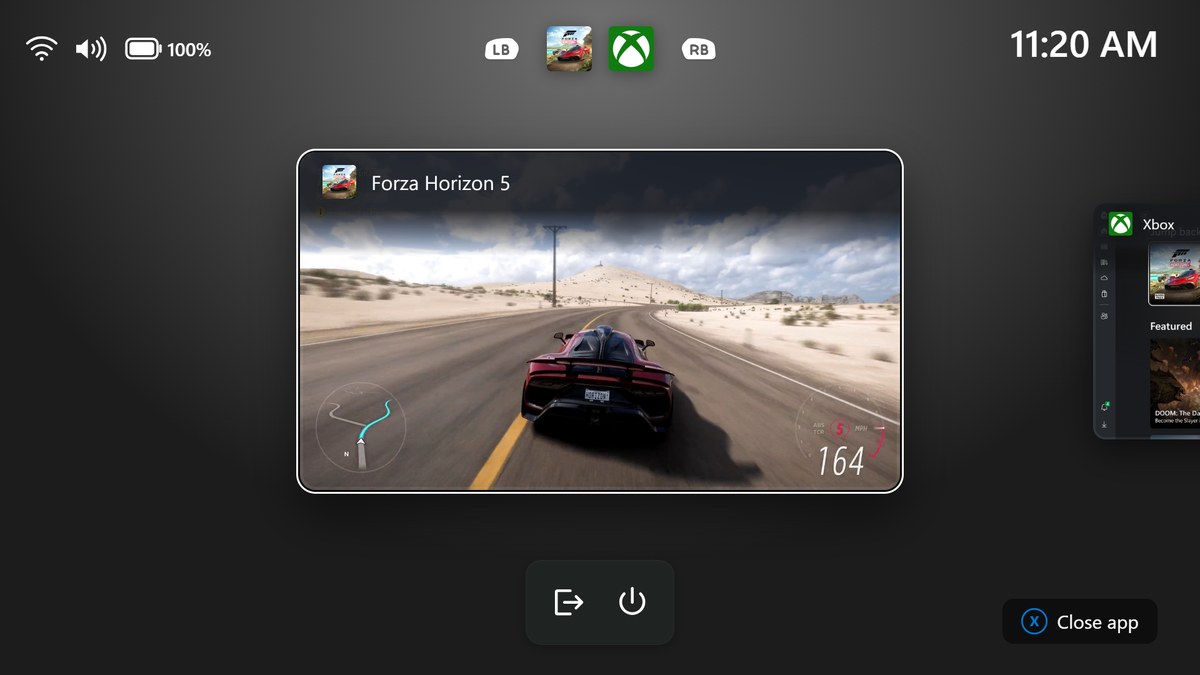 Windows 11 Xbox modunda yeni Görev Görünümü