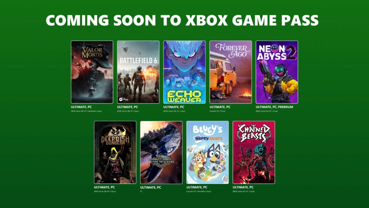 XBOX Game Pass Ekim 2026 Oyunlarının İlk Grubu Açıklandı